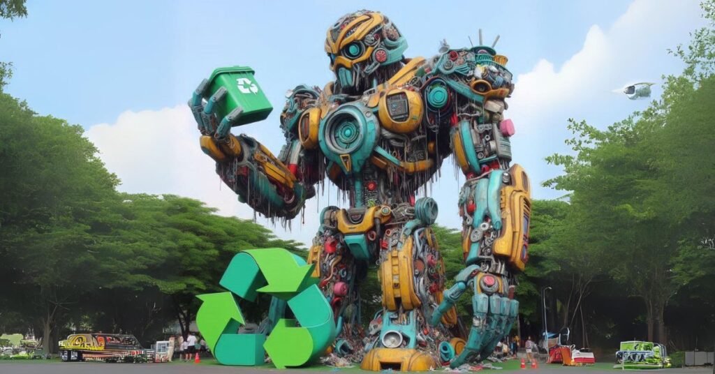 Giant Mascot Robot Decompose